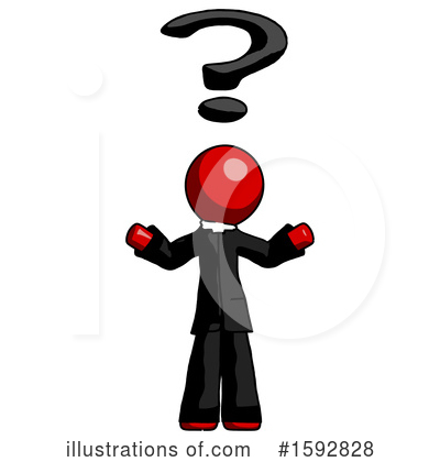 Royalty-Free (RF) Red Design Mascot Clipart Illustration by Leo Blanchette - Stock Sample #1592828
