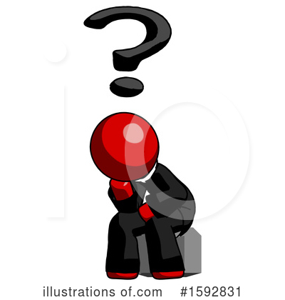 Royalty-Free (RF) Red Design Mascot Clipart Illustration by Leo Blanchette - Stock Sample #1592831