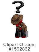 Red Design Mascot Clipart #1592832 by Leo Blanchette