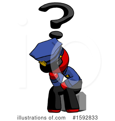 Royalty-Free (RF) Red Design Mascot Clipart Illustration by Leo Blanchette - Stock Sample #1592833
