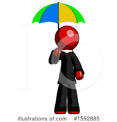 Royalty-Free (RF) Red Design Mascot Clipart Illustration by Leo Blanchette - Stock Sample #1592885