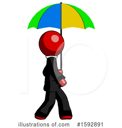 Royalty-Free (RF) Red Design Mascot Clipart Illustration by Leo Blanchette - Stock Sample #1592891