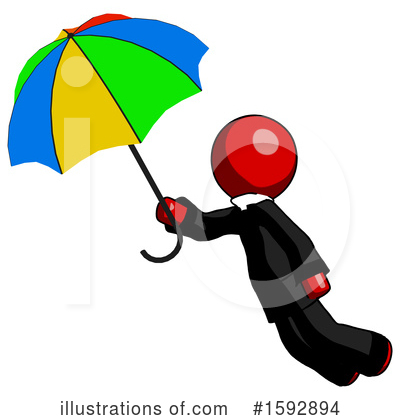 Royalty-Free (RF) Red Design Mascot Clipart Illustration by Leo Blanchette - Stock Sample #1592894