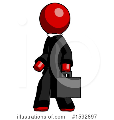Royalty-Free (RF) Red Design Mascot Clipart Illustration by Leo Blanchette - Stock Sample #1592897