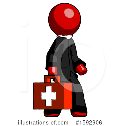 Royalty-Free (RF) Red Design Mascot Clipart Illustration by Leo Blanchette - Stock Sample #1592906