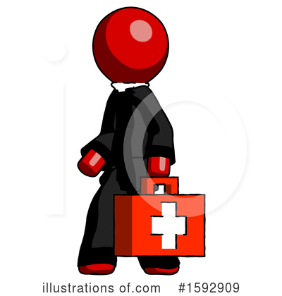 Royalty-Free (RF) Red Design Mascot Clipart Illustration by Leo Blanchette - Stock Sample #1592909
