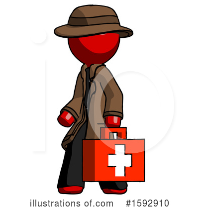 Royalty-Free (RF) Red Design Mascot Clipart Illustration by Leo Blanchette - Stock Sample #1592910