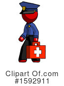 Red Design Mascot Clipart #1592911 by Leo Blanchette