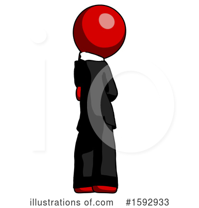 Royalty-Free (RF) Red Design Mascot Clipart Illustration by Leo Blanchette - Stock Sample #1592933