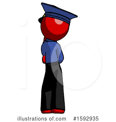 Royalty-Free (RF) Red Design Mascot Clipart Illustration by Leo Blanchette - Stock Sample #1592935