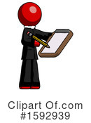 Red Design Mascot Clipart #1592939 by Leo Blanchette