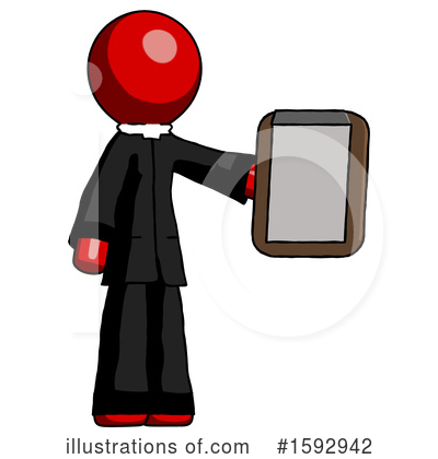 Royalty-Free (RF) Red Design Mascot Clipart Illustration by Leo Blanchette - Stock Sample #1592942