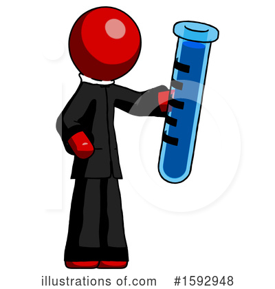 Royalty-Free (RF) Red Design Mascot Clipart Illustration by Leo Blanchette - Stock Sample #1592948