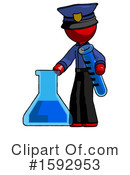 Red Design Mascot Clipart #1592953 by Leo Blanchette