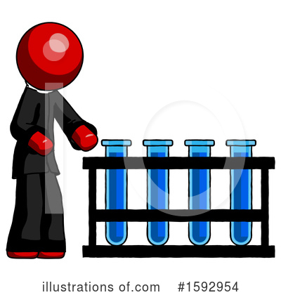 Royalty-Free (RF) Red Design Mascot Clipart Illustration by Leo Blanchette - Stock Sample #1592954