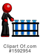 Red Design Mascot Clipart #1592954 by Leo Blanchette
