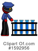 Red Design Mascot Clipart #1592956 by Leo Blanchette