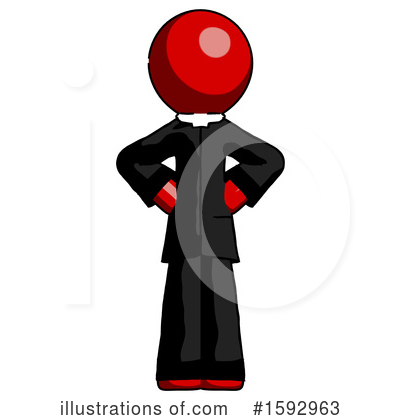 Royalty-Free (RF) Red Design Mascot Clipart Illustration by Leo Blanchette - Stock Sample #1592963