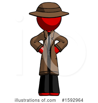 Royalty-Free (RF) Red Design Mascot Clipart Illustration by Leo Blanchette - Stock Sample #1592964