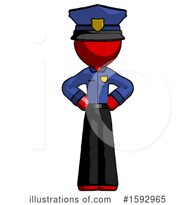 Royalty-Free (RF) Red Design Mascot Clipart Illustration by Leo Blanchette - Stock Sample #1592965