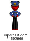 Red Design Mascot Clipart #1592965 by Leo Blanchette