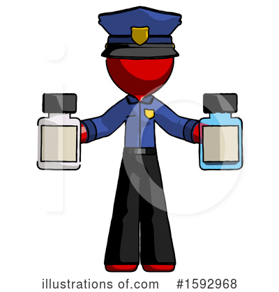 Royalty-Free (RF) Red Design Mascot Clipart Illustration by Leo Blanchette - Stock Sample #1592968