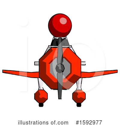 Royalty-Free (RF) Red Design Mascot Clipart Illustration by Leo Blanchette - Stock Sample #1592977