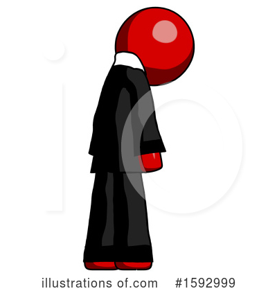 Royalty-Free (RF) Red Design Mascot Clipart Illustration by Leo Blanchette - Stock Sample #1592999