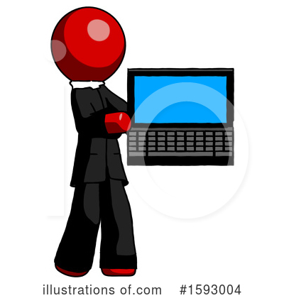 Royalty-Free (RF) Red Design Mascot Clipart Illustration by Leo Blanchette - Stock Sample #1593004