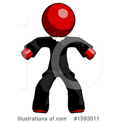 Royalty-Free (RF) Red Design Mascot Clipart Illustration by Leo Blanchette - Stock Sample #1593011