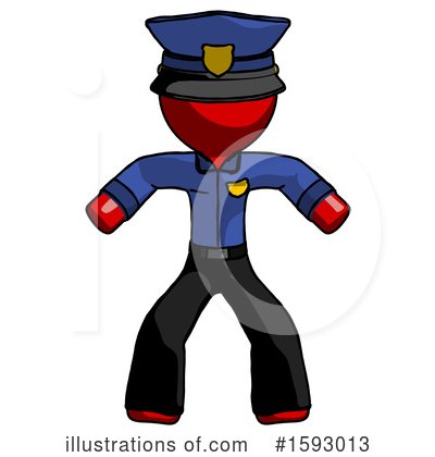 Royalty-Free (RF) Red Design Mascot Clipart Illustration by Leo Blanchette - Stock Sample #1593013