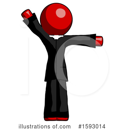Royalty-Free (RF) Red Design Mascot Clipart Illustration by Leo Blanchette - Stock Sample #1593014