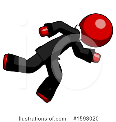 Royalty-Free (RF) Red Design Mascot Clipart Illustration by Leo Blanchette - Stock Sample #1593020