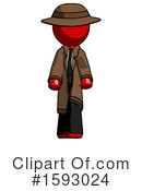 Red Design Mascot Clipart #1593024 by Leo Blanchette