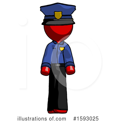 Royalty-Free (RF) Red Design Mascot Clipart Illustration by Leo Blanchette - Stock Sample #1593025