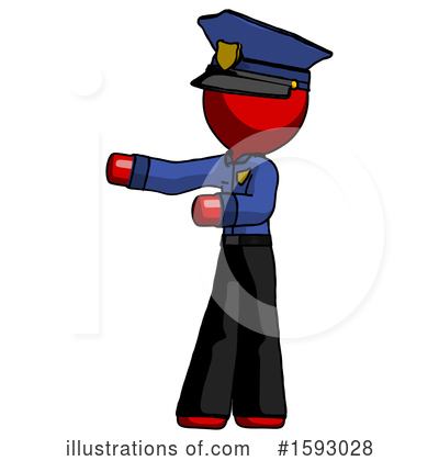 Royalty-Free (RF) Red Design Mascot Clipart Illustration by Leo Blanchette - Stock Sample #1593028
