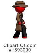 Red Design Mascot Clipart #1593030 by Leo Blanchette