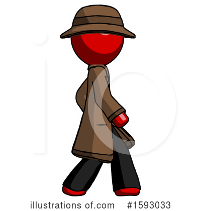 Royalty-Free (RF) Red Design Mascot Clipart Illustration by Leo Blanchette - Stock Sample #1593033