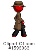 Red Design Mascot Clipart #1593033 by Leo Blanchette