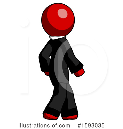 Royalty-Free (RF) Red Design Mascot Clipart Illustration by Leo Blanchette - Stock Sample #1593035