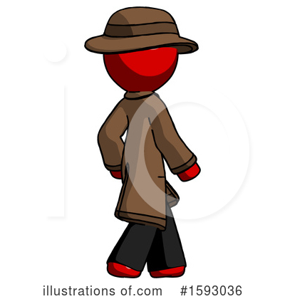 Royalty-Free (RF) Red Design Mascot Clipart Illustration by Leo Blanchette - Stock Sample #1593036