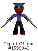 Red Design Mascot Clipart #1593049 by Leo Blanchette