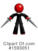 Red Design Mascot Clipart #1593051 by Leo Blanchette