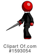 Red Design Mascot Clipart #1593054 by Leo Blanchette