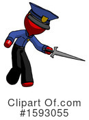 Red Design Mascot Clipart #1593055 by Leo Blanchette