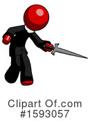 Red Design Mascot Clipart #1593057 by Leo Blanchette