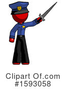 Red Design Mascot Clipart #1593058 by Leo Blanchette