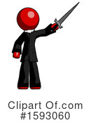 Red Design Mascot Clipart #1593060 by Leo Blanchette
