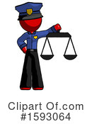 Red Design Mascot Clipart #1593064 by Leo Blanchette