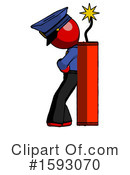 Red Design Mascot Clipart #1593070 by Leo Blanchette